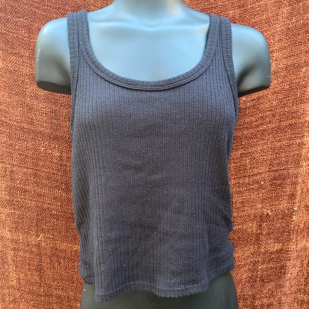 Black American eagle tank top